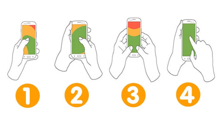 Тест как ты держишь телефон